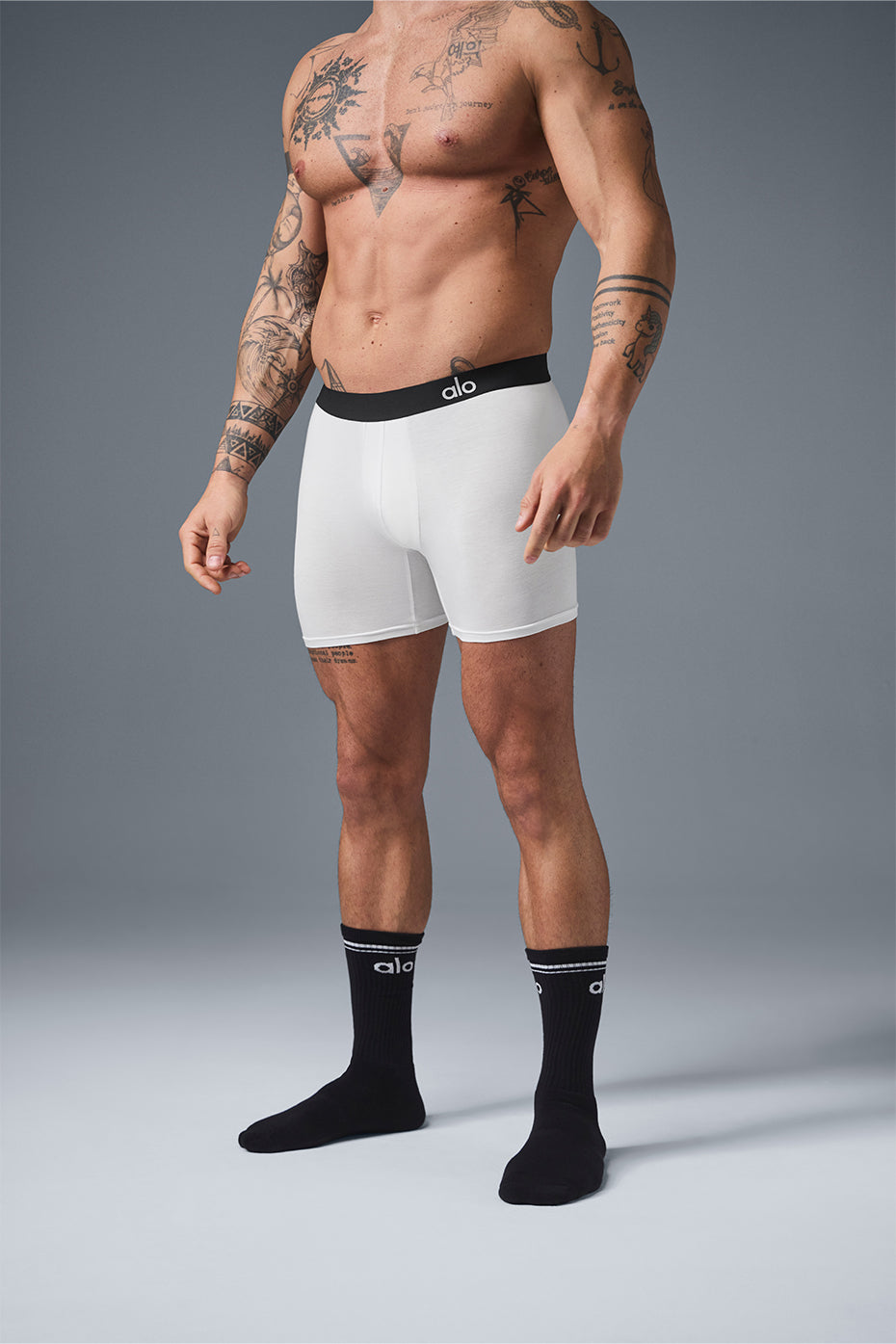 Day and Night Boxer - White--3