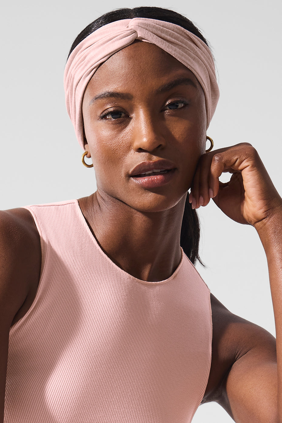 Alosoft Headband - Pink Quartz Heather--1