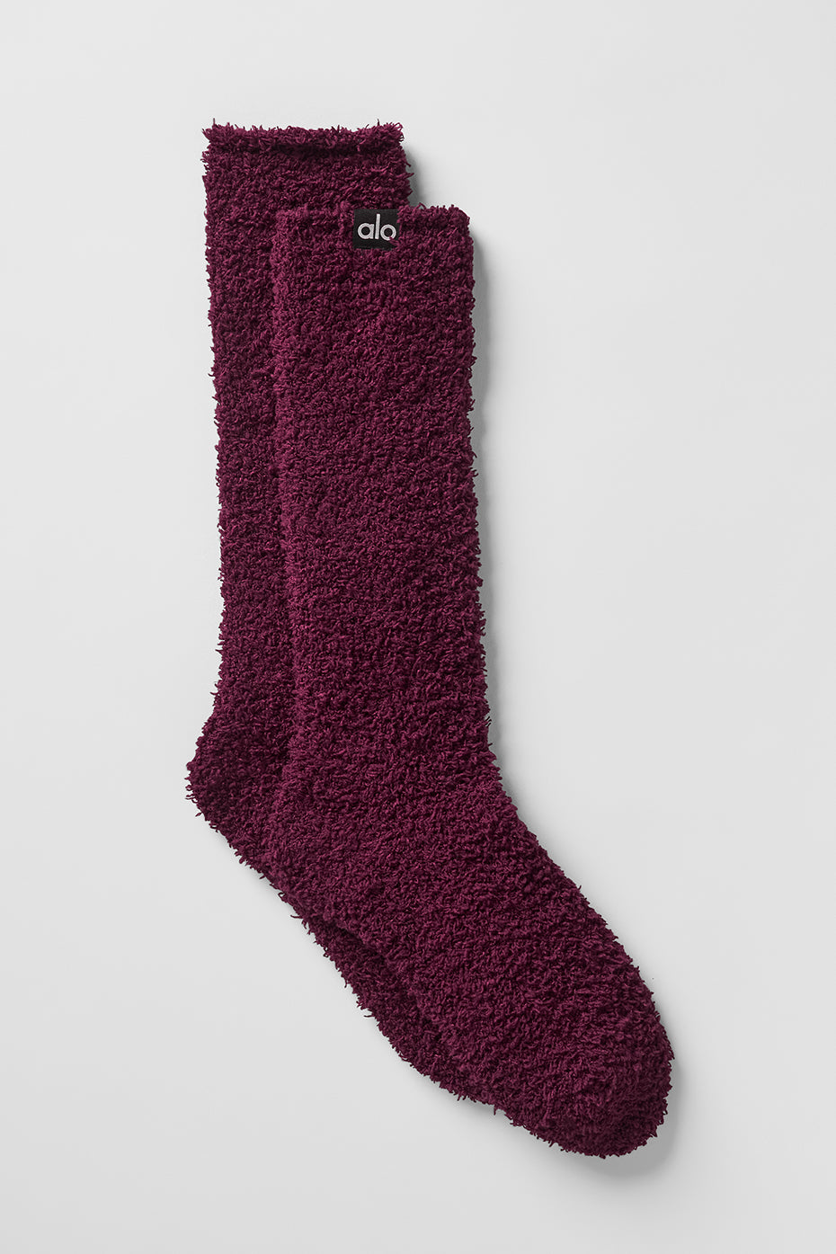 Women's Plush Lush Sock - Burgundy--0