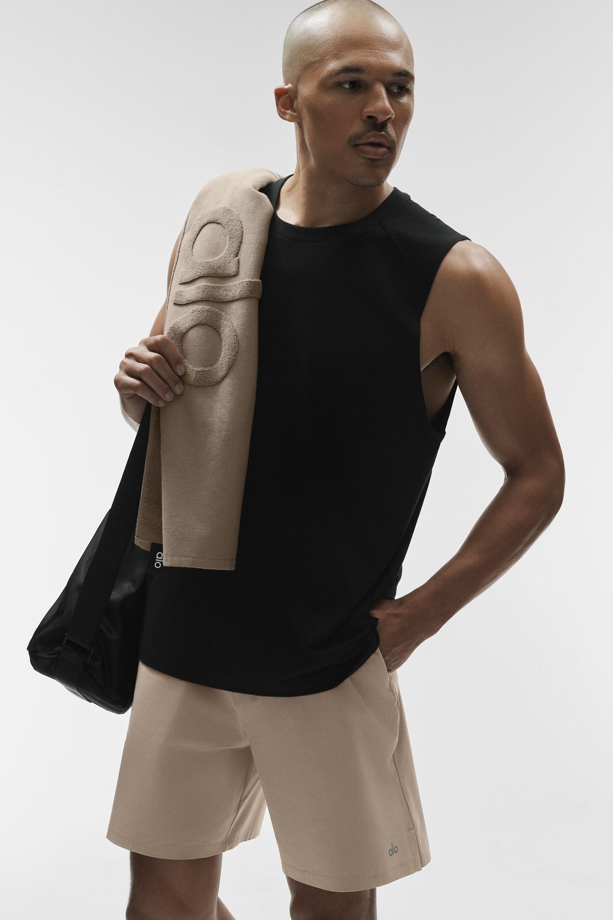 Keep It Cool Gym Towel - Gravel--2