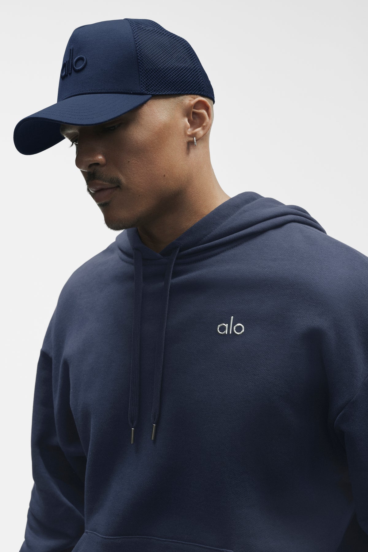 District Trucker Hat - Navy--1