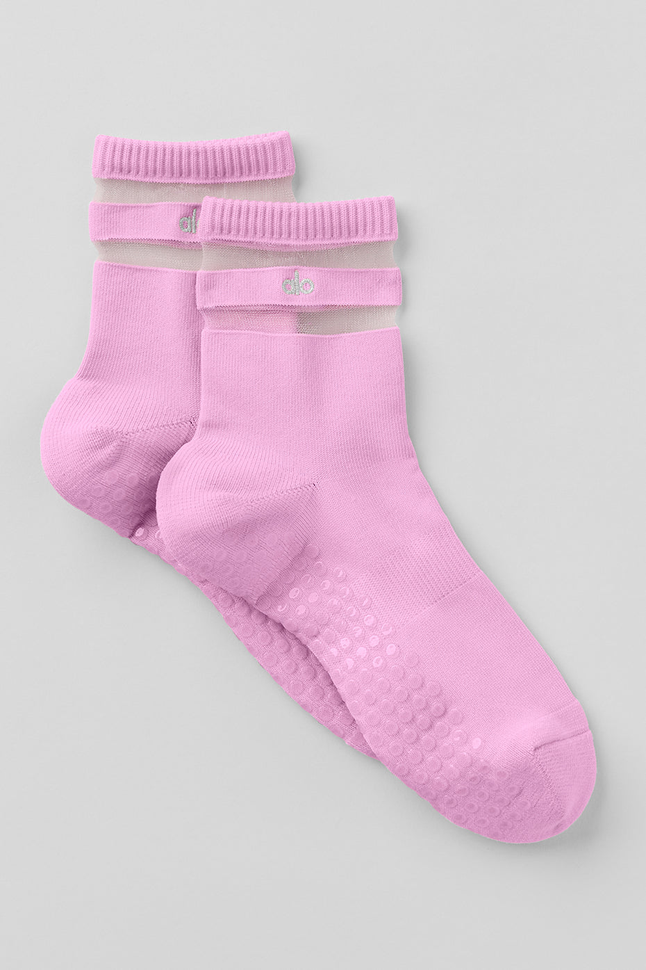 Women's Pulse Grip Sock - Candy Heart Pink--0