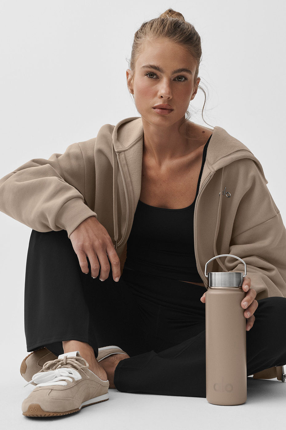 ALO Water Bottle - Gravel--1