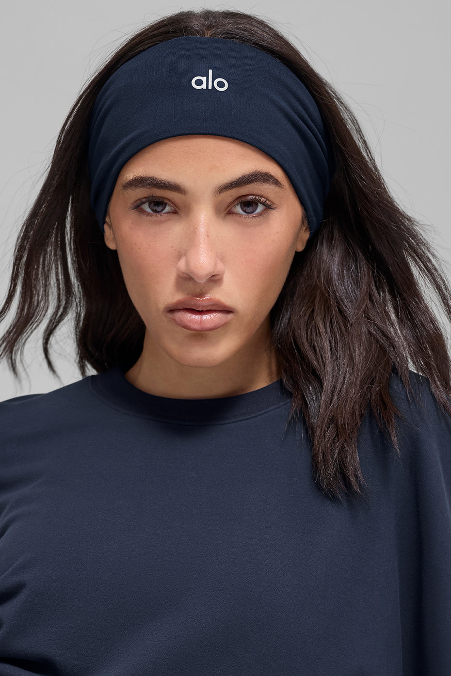 Performance Conquer Headband - Navy--0