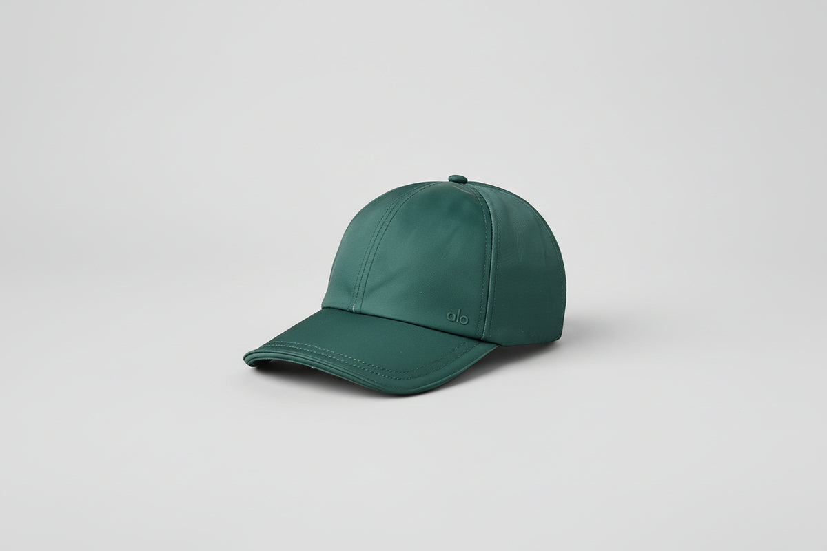 Satin Off-Duty Cap - Winter Ivy--0