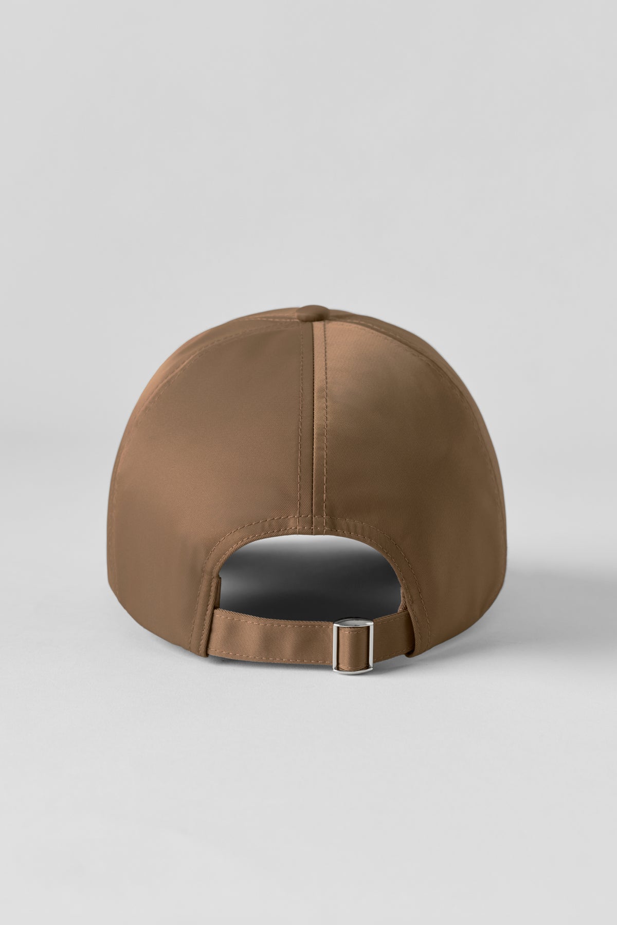 Satin Off-Duty Cap - Java Brown--3