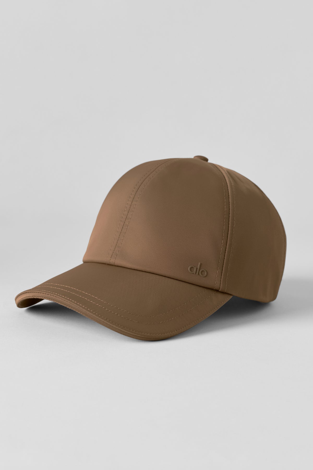 Satin Off-Duty Cap - Java Brown--0