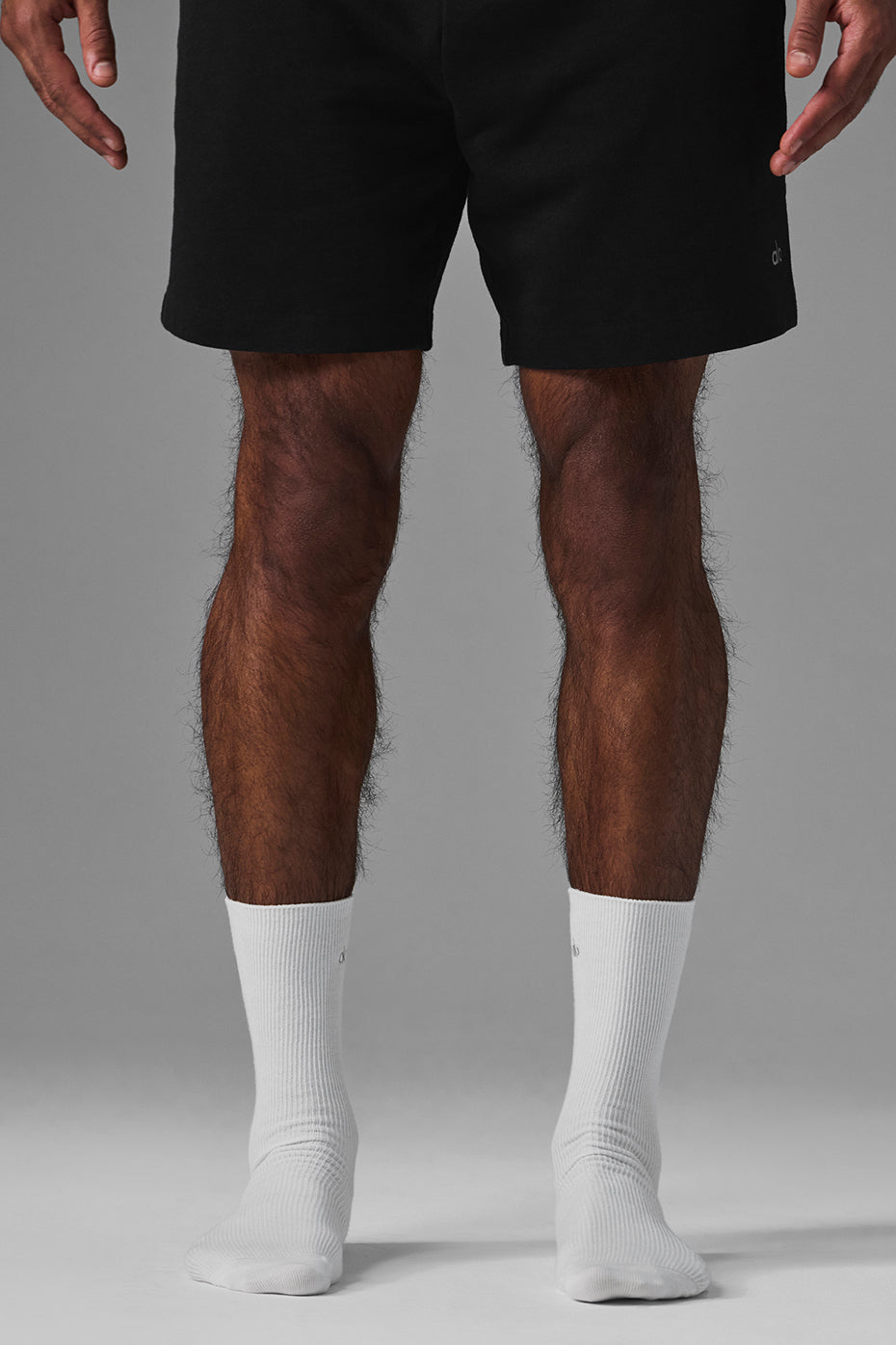 Unisex Half-Crew Understated Sock - White--1