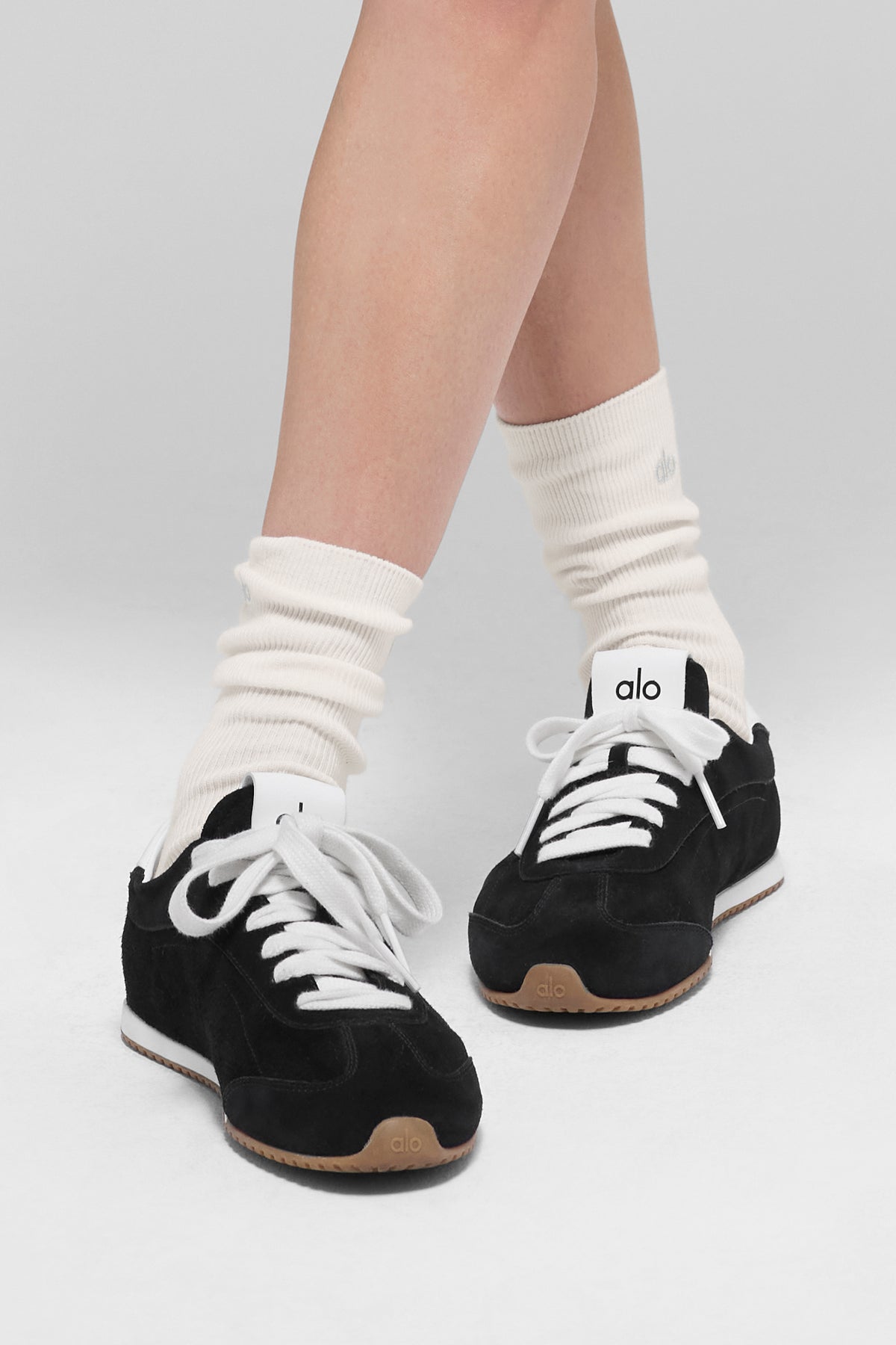 Unisex Half-Crew Understated Sock - Ivory--1