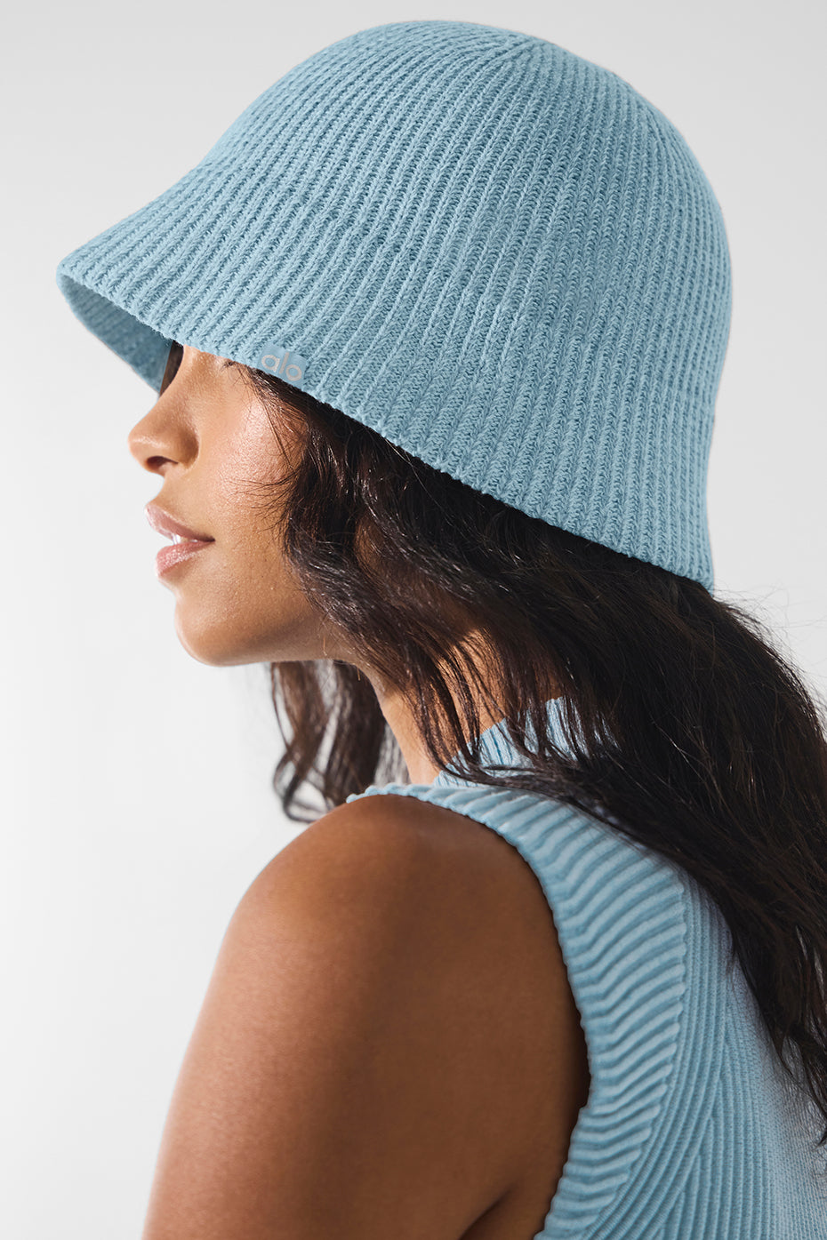 Denim Knit Cloche - Celestial Blue/Dark Celestial Blue--1