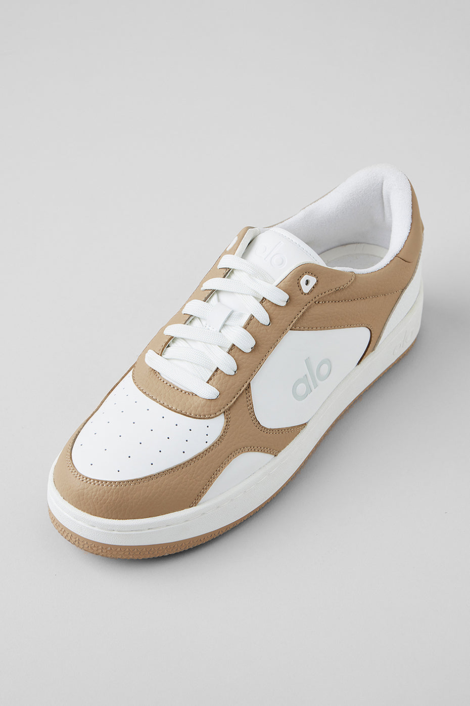 ALO Recovery Mode Sneaker (Unisex) - Gravel/White--5