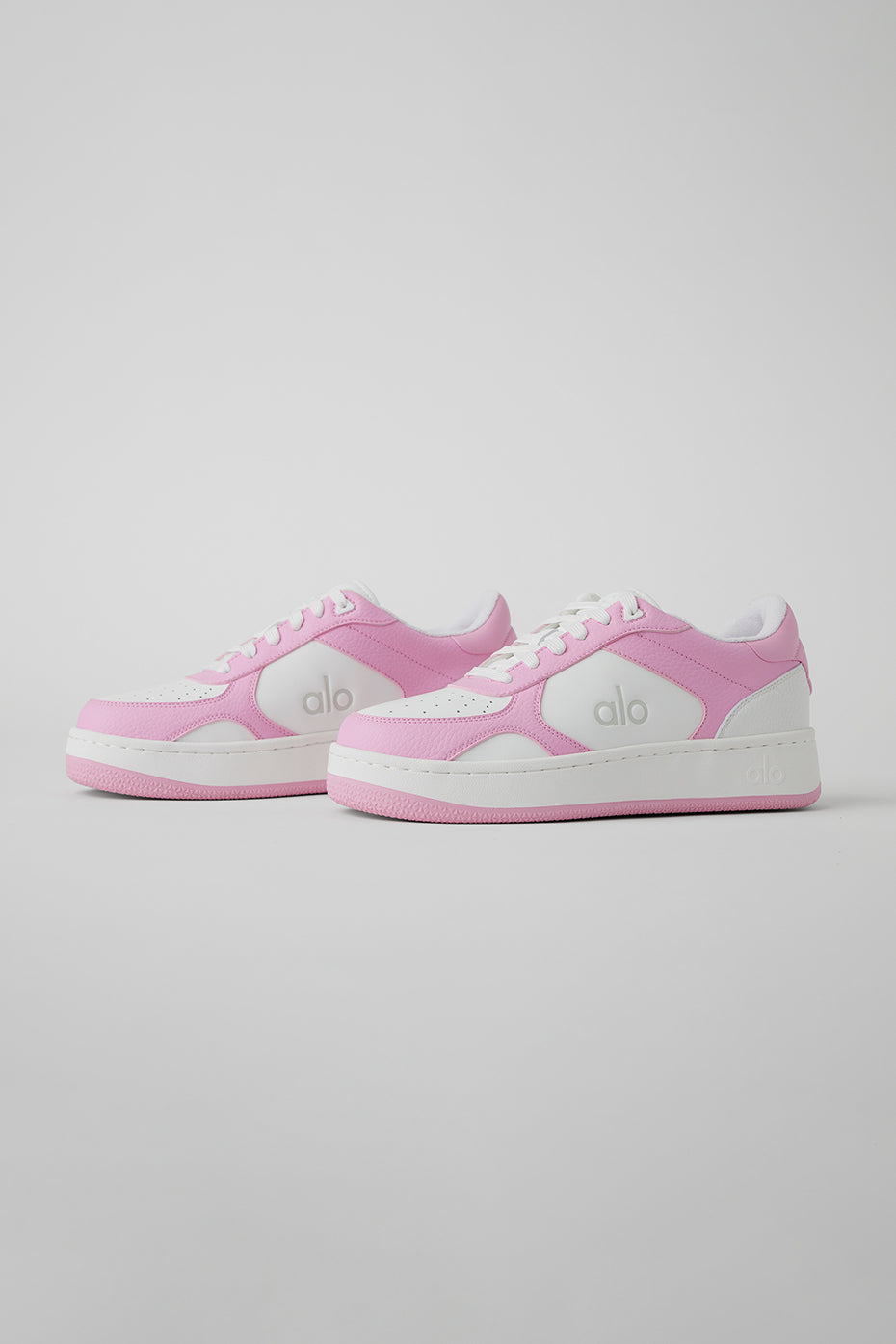 ALO Recovery Mode Sneaker (Unisex) - Pink/White--3