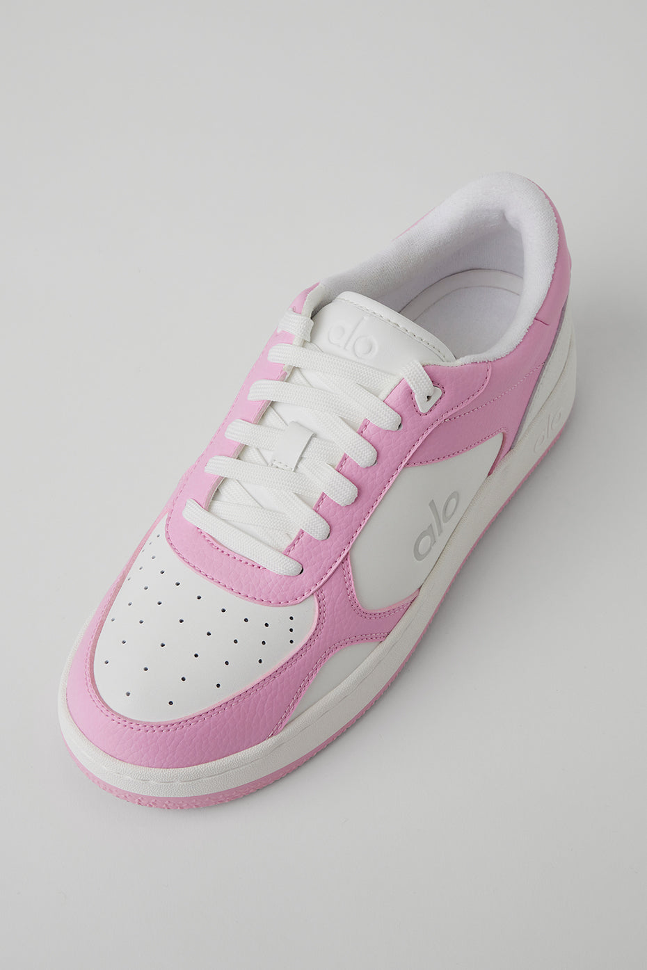 ALO Recovery Mode Sneaker (Unisex) - Pink/White--5