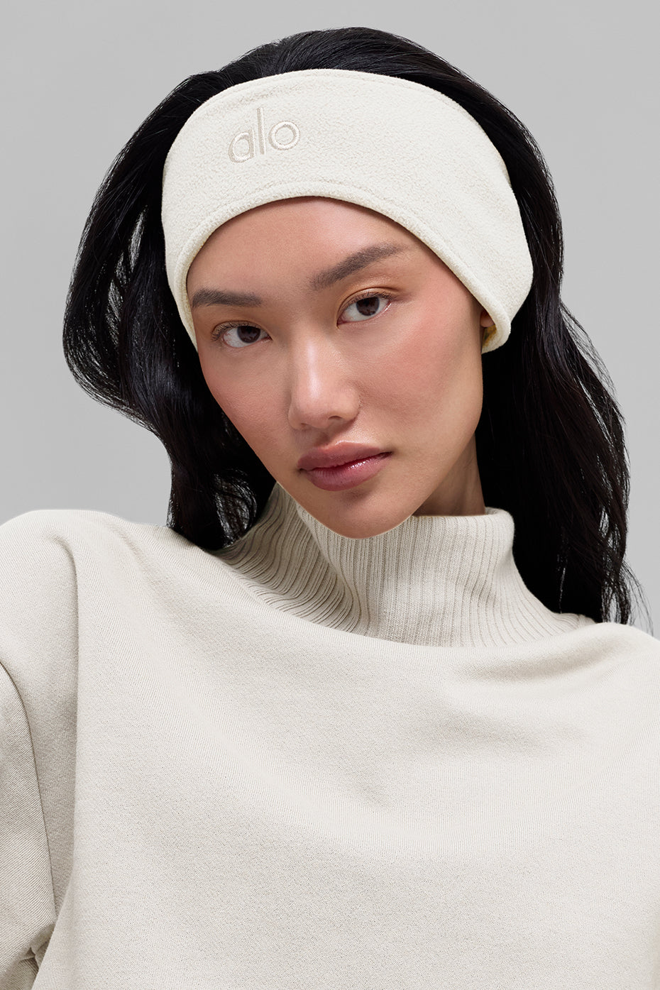 Polar Fleece Ear Warmer - Ivory--0