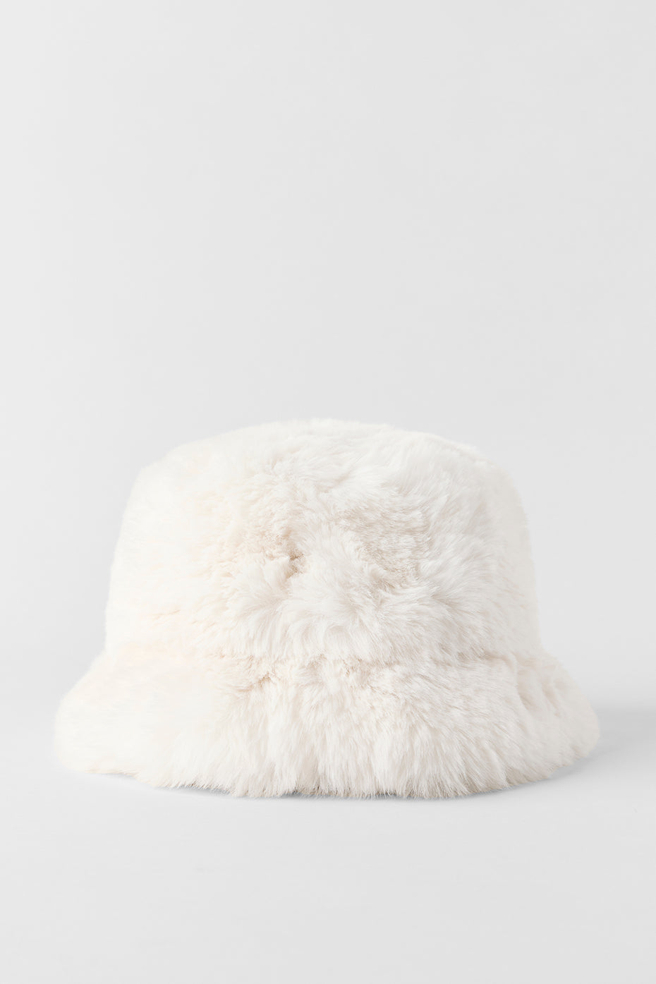 Faux Fur Starstruck Bucket Hat - Ivory--1