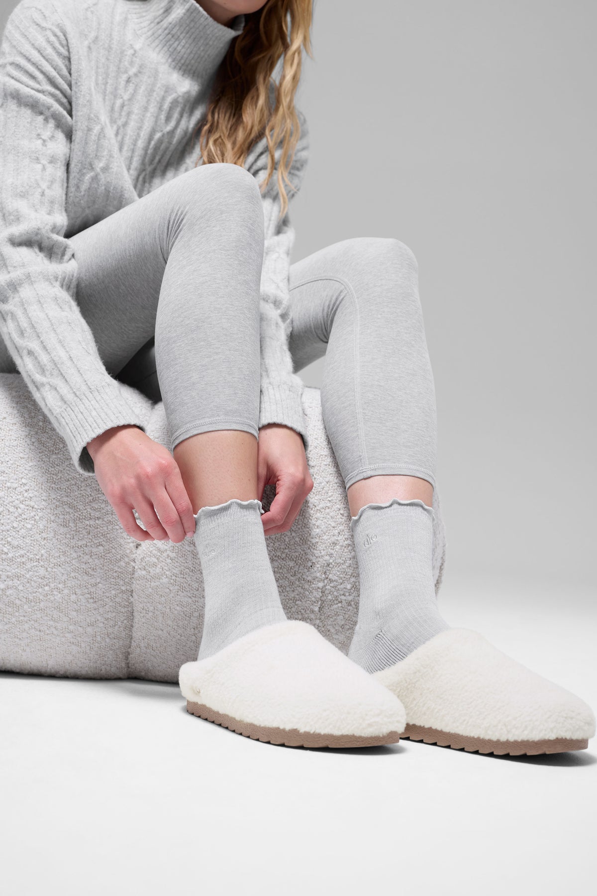 Sherpa Recovery Slipper (Unisex) - Ivory--2