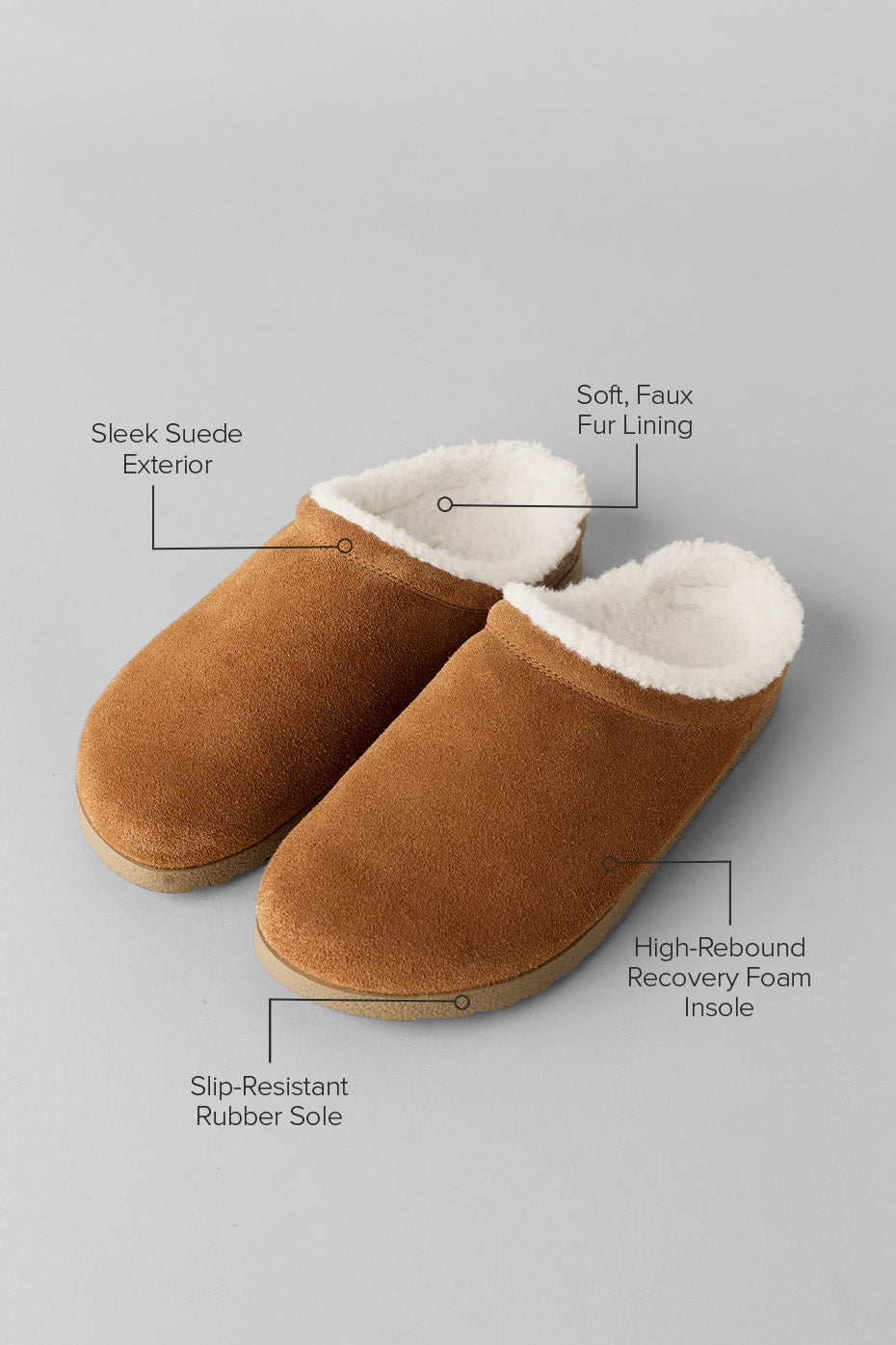 Recovery Slipper (Unisex) - Saddle/Ivory--1