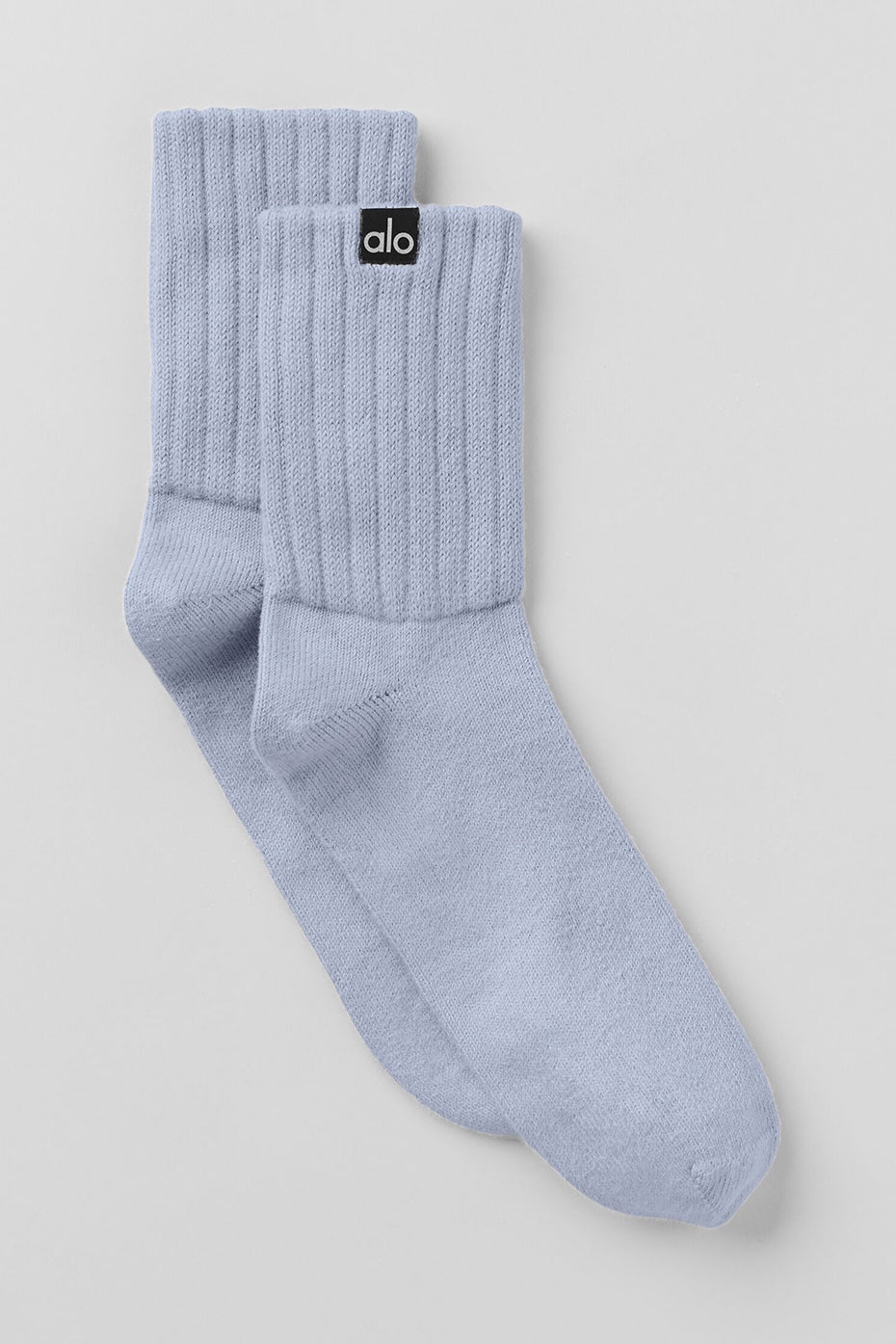 Unisex Half-Crew Scrunch Sock - Winter Frost--0