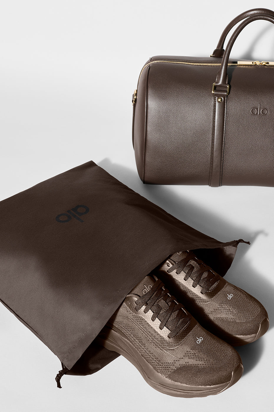 ALO Voyage Duffle - Espresso Leather--6