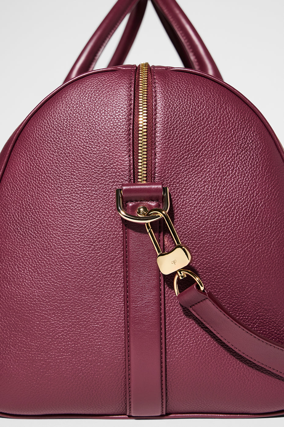 ALO Voyage Duffle - Bordeaux Leather--4