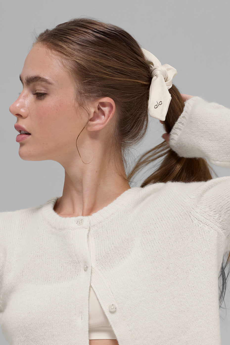 Airlift Rhythm Scrunchie - Ivory--1