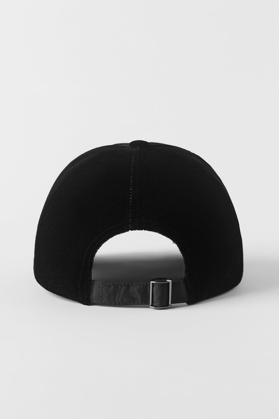 Velvet Off-Duty Cap - Black--3
