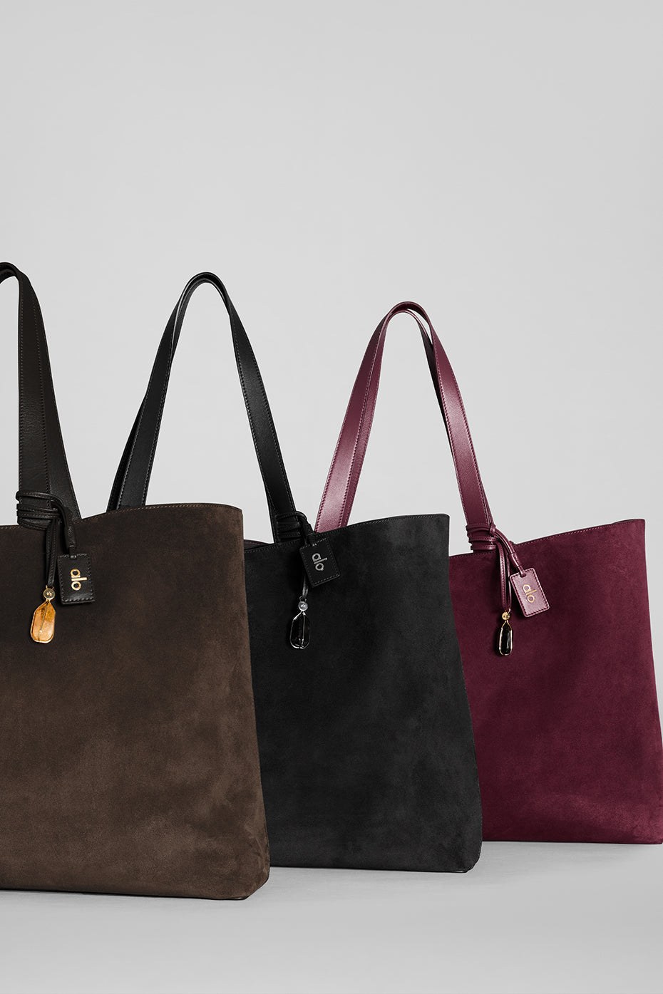 ALO Tranquility Tote - Espresso Suede--5
