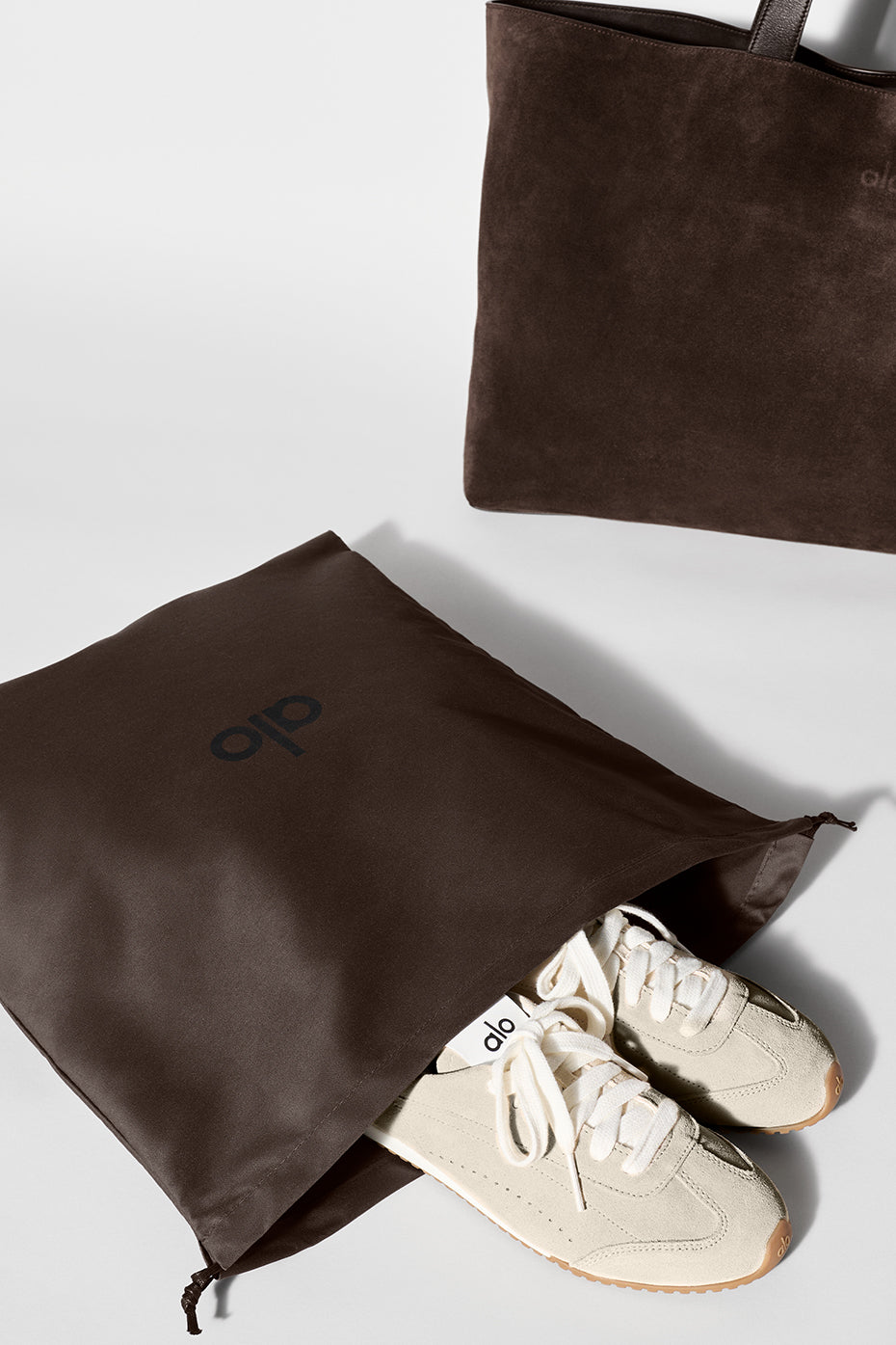 ALO Tranquility Tote - Espresso Suede--7