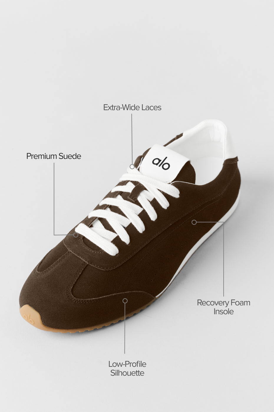 ALO Sunset Sneaker (Unisex) - Espresso--1