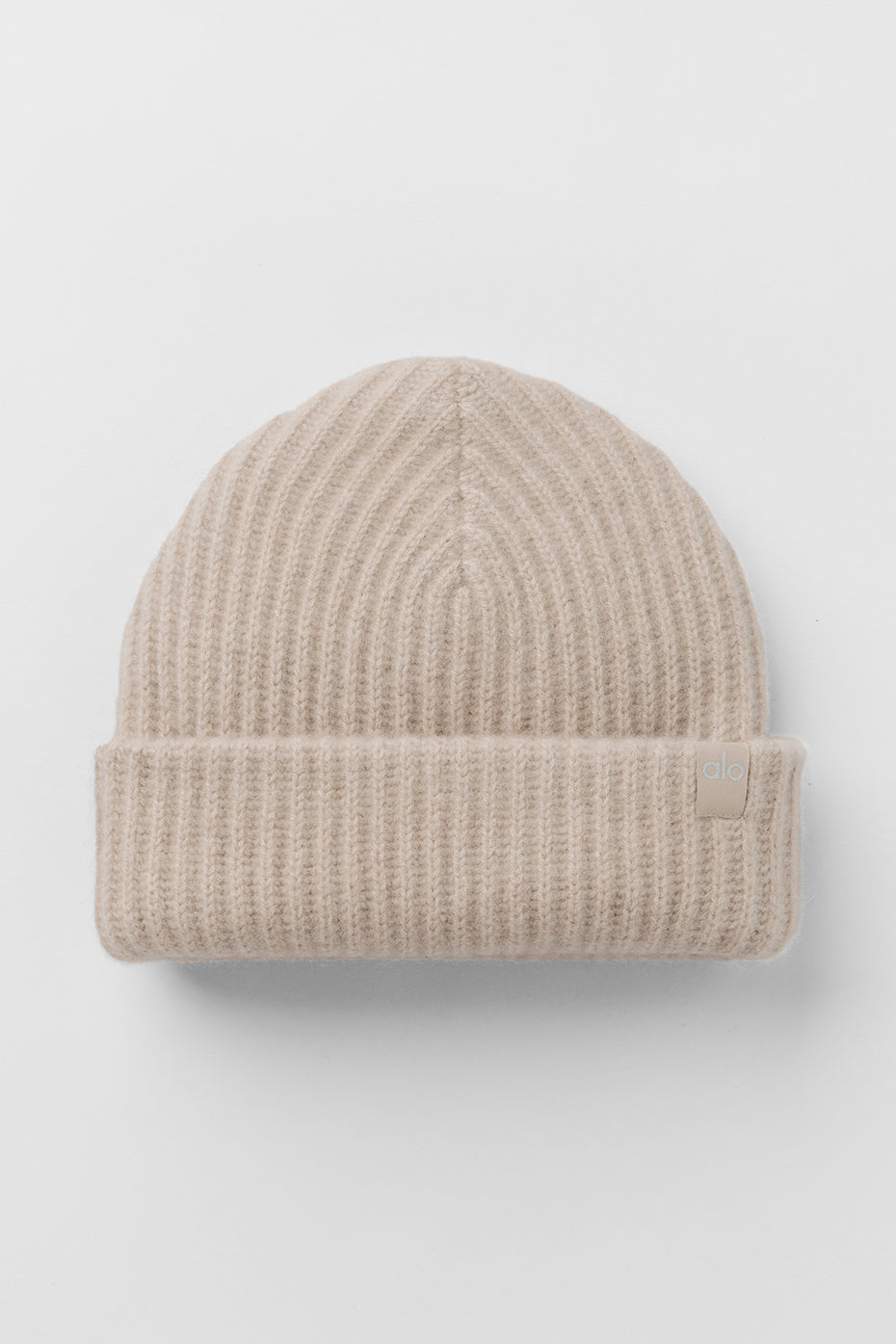 Courchevel Cashmere Beanie - Oat Heather--1
