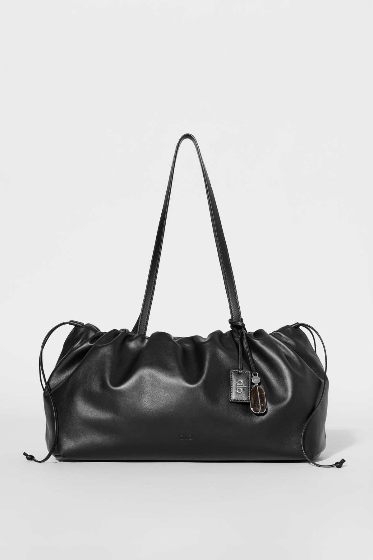ALO Unwind Cinch - Black Leather--0