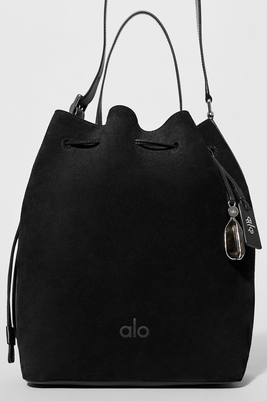 ALO Balance Bucket - Black Suede--3
