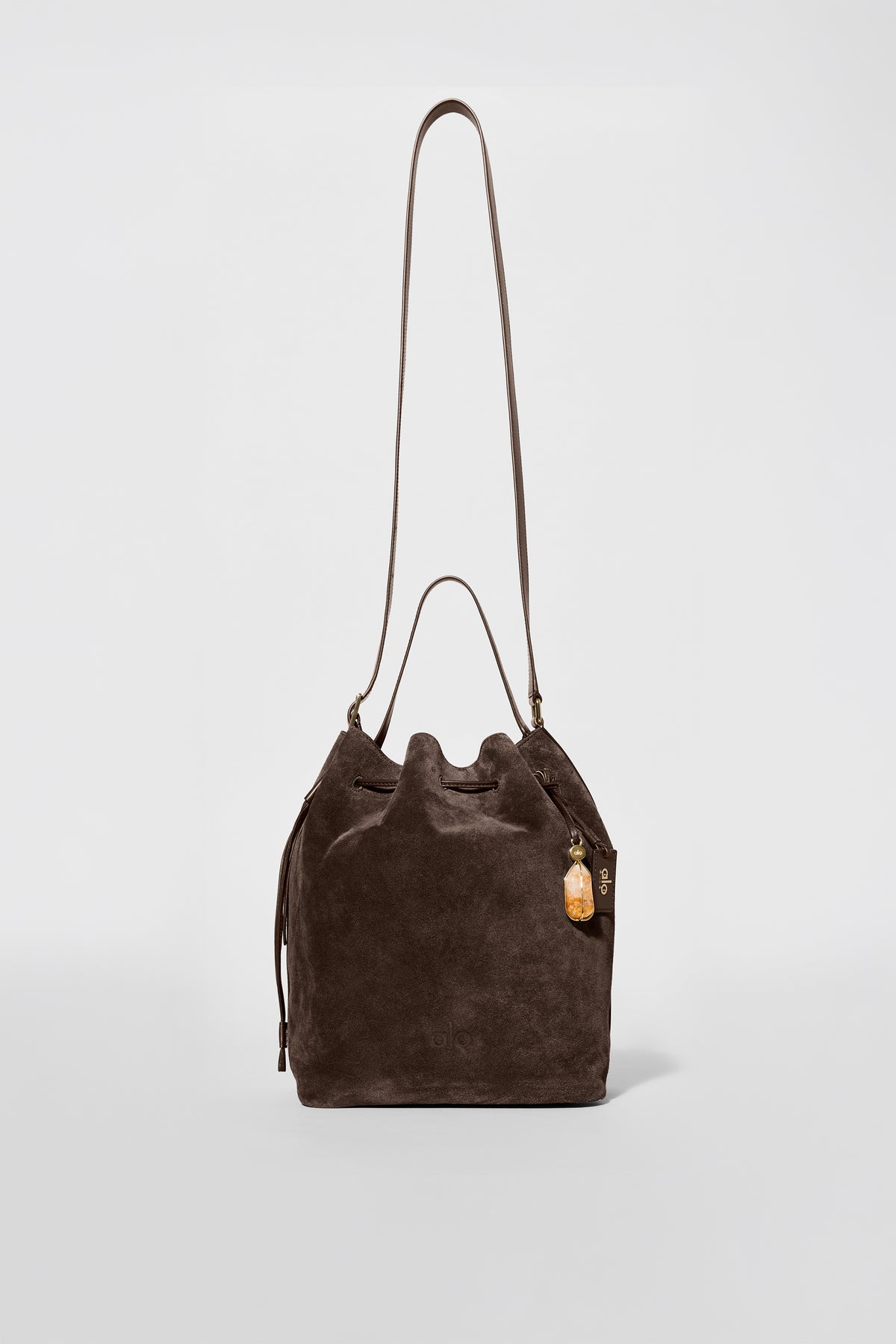 ALO Balance Bucket - Espresso Suede--0