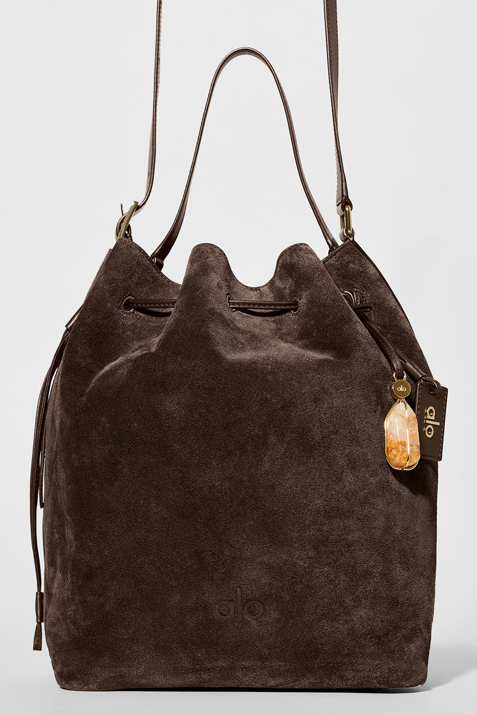 ALO Balance Bucket - Espresso Suede--3