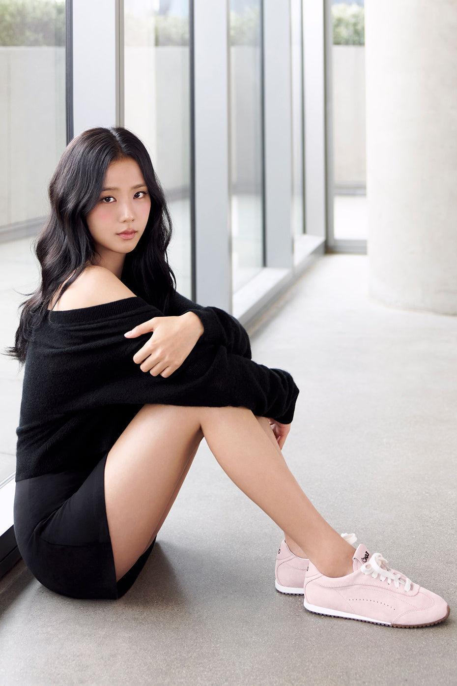 ALO Sunset Sneaker + Jisoo - Bloom Pink--0
