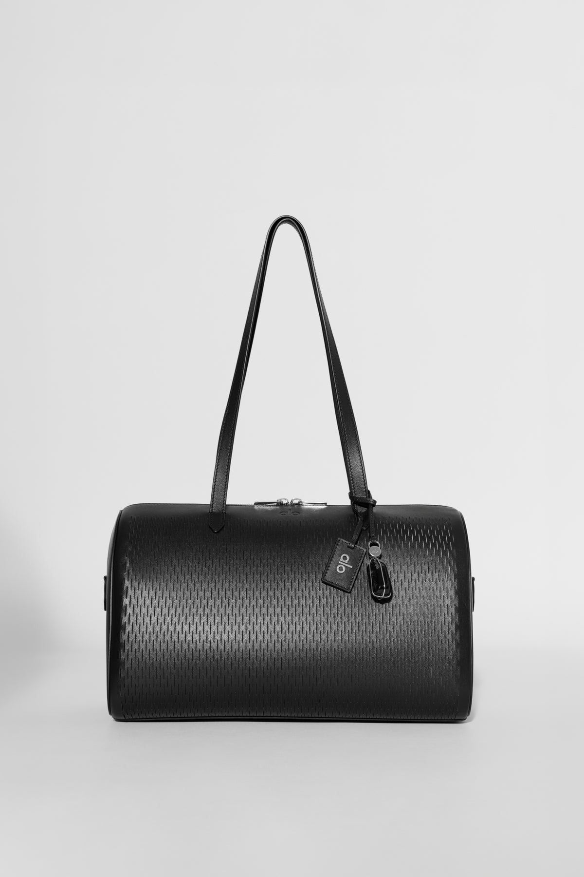 ALO Leather Mesh Shoulder Voyage - Black Leather Mesh--0