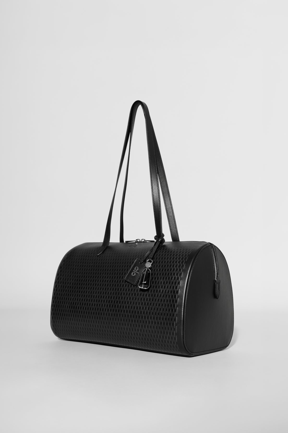 ALO Leather Mesh Shoulder Voyage - Black Leather Mesh--1