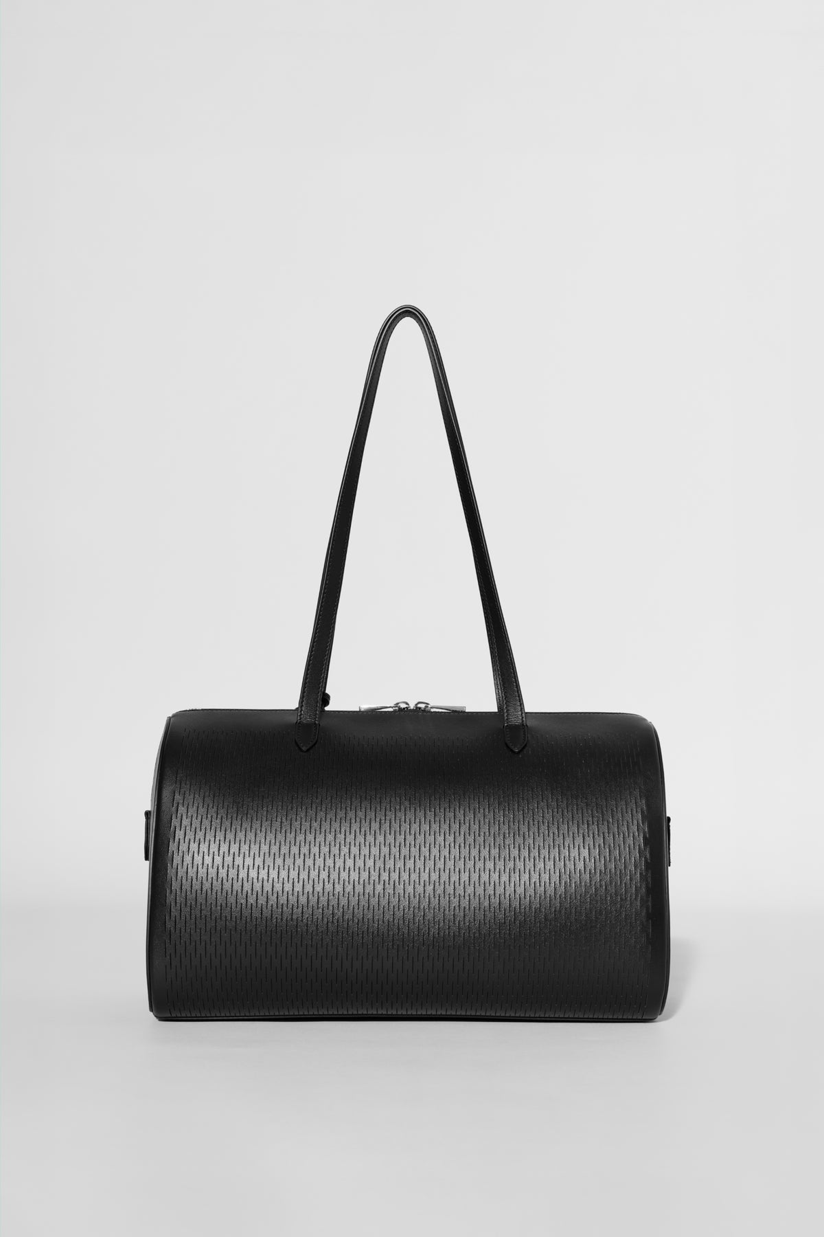 ALO Leather Mesh Shoulder Voyage - Black Leather Mesh--2