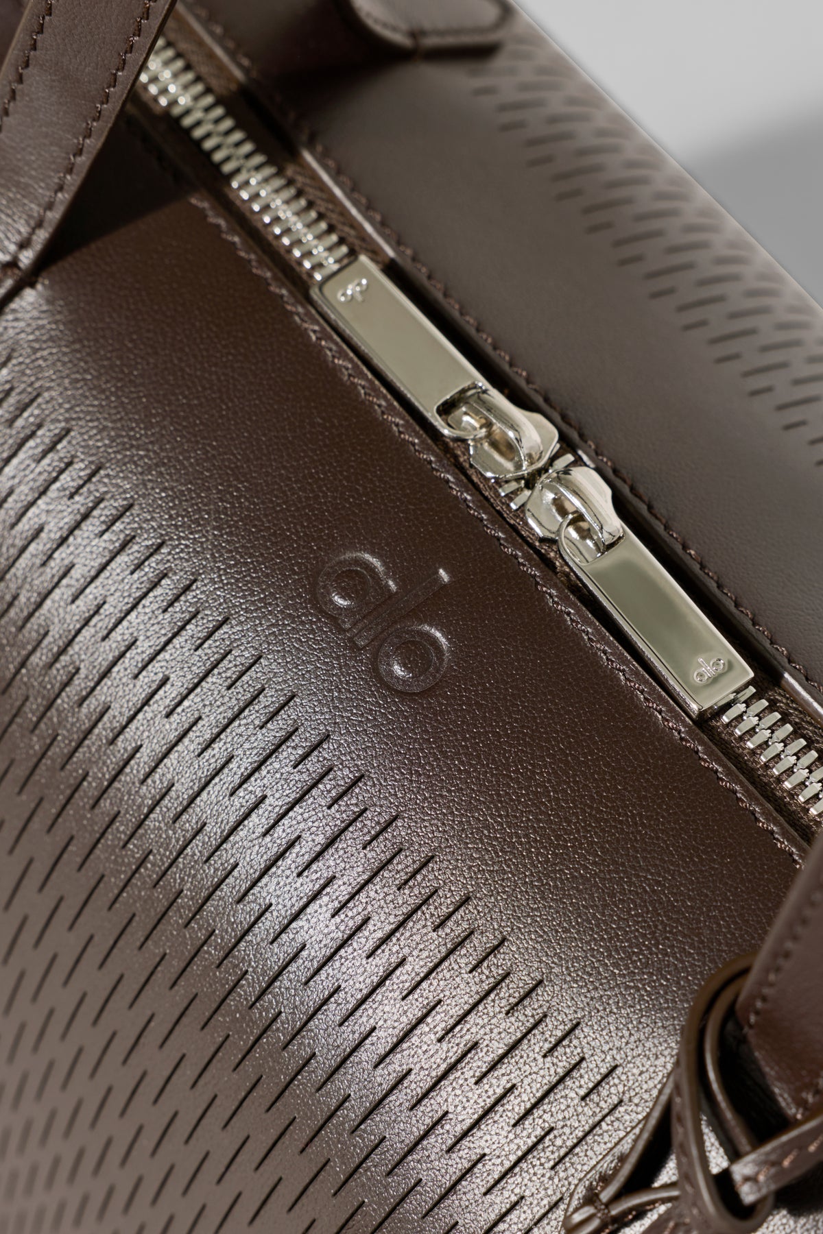 ALO Leather Mesh Shoulder Voyage - Espresso Leather Mesh--4