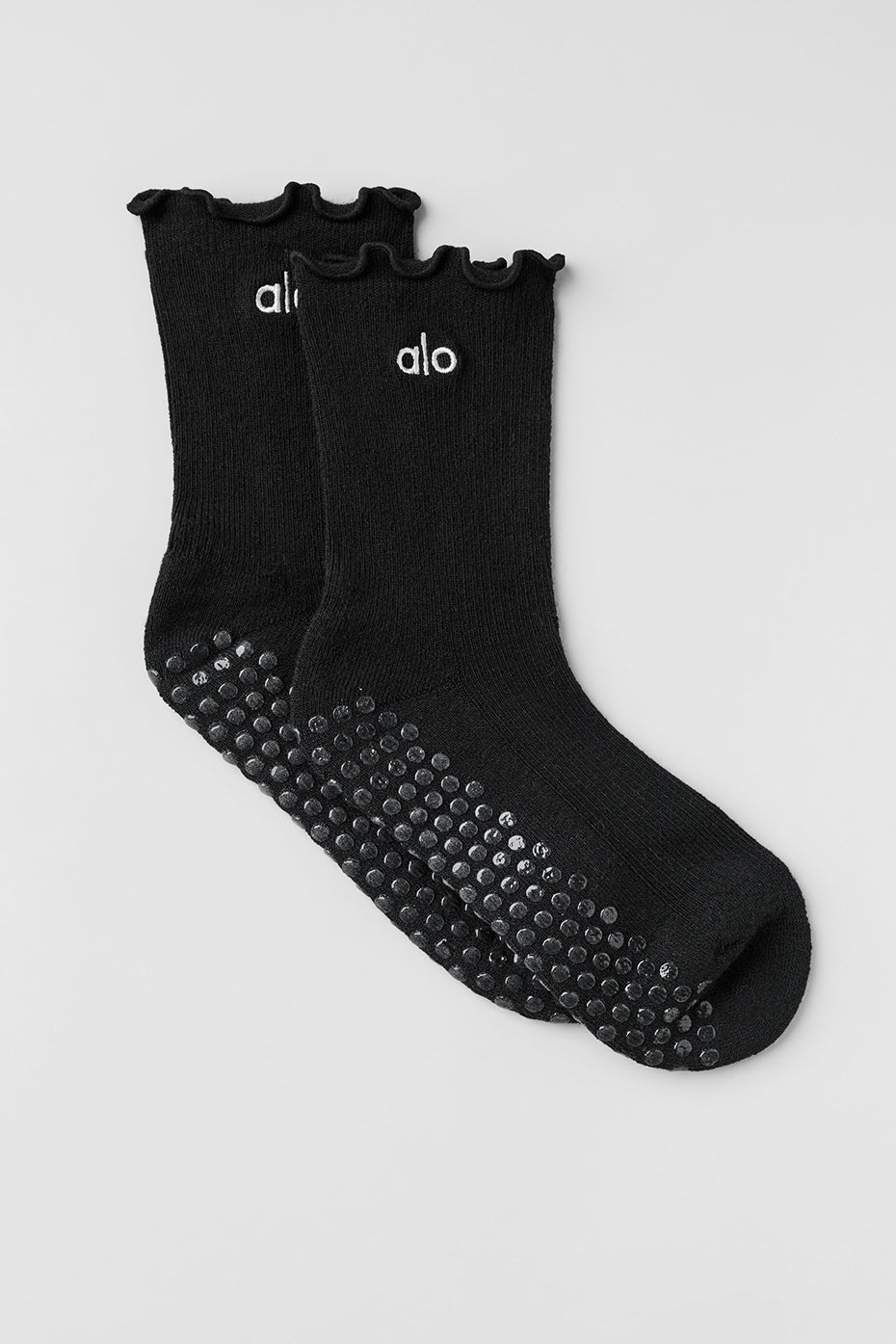 Lettuce Edge Grip Sock - Black--0