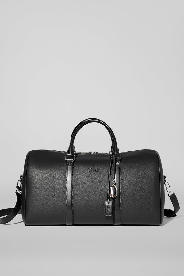 ALO Voyage Duffle - Black Leather