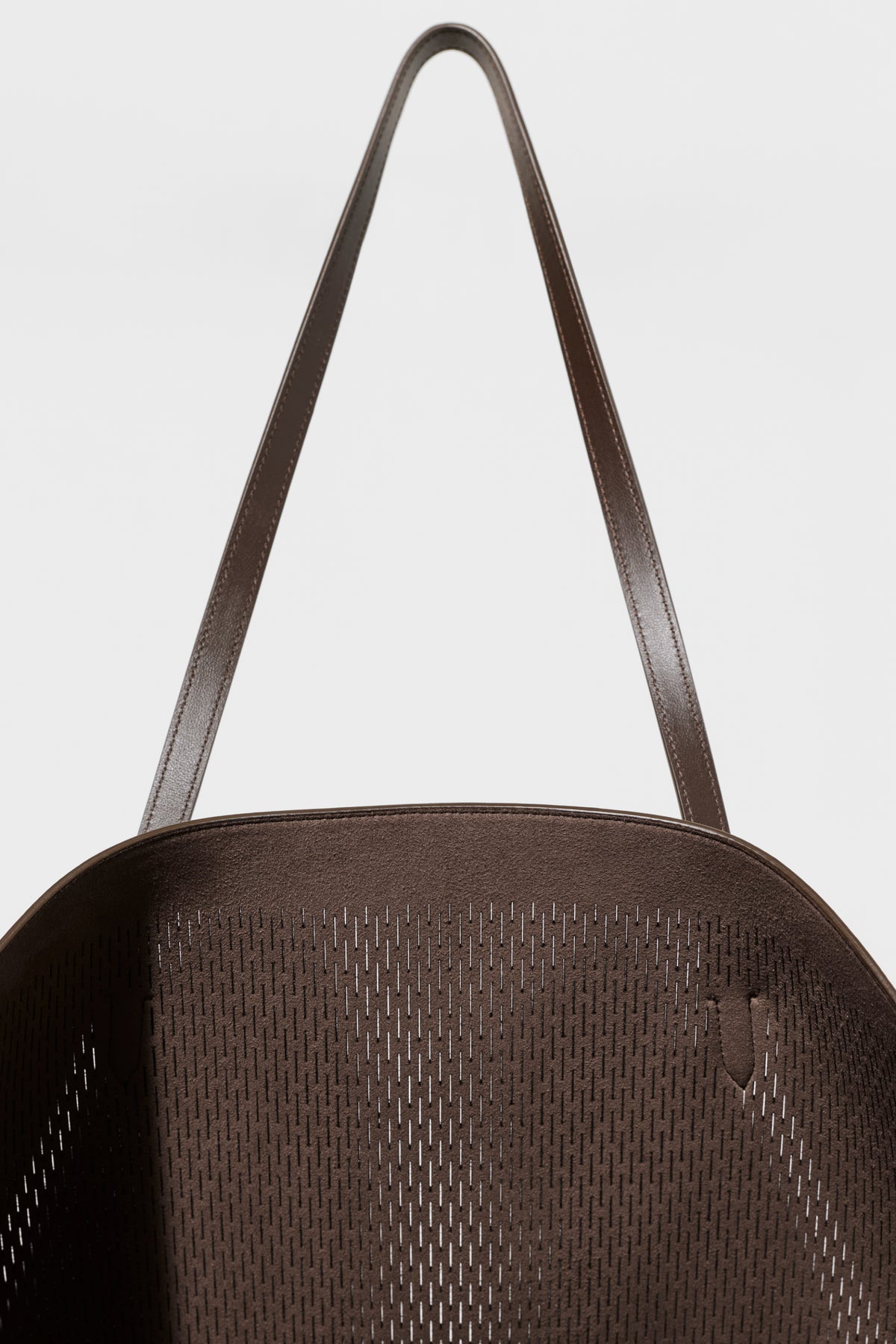 ALO Leather Mesh Tranquility Tote - Espresso Leather Mesh--4