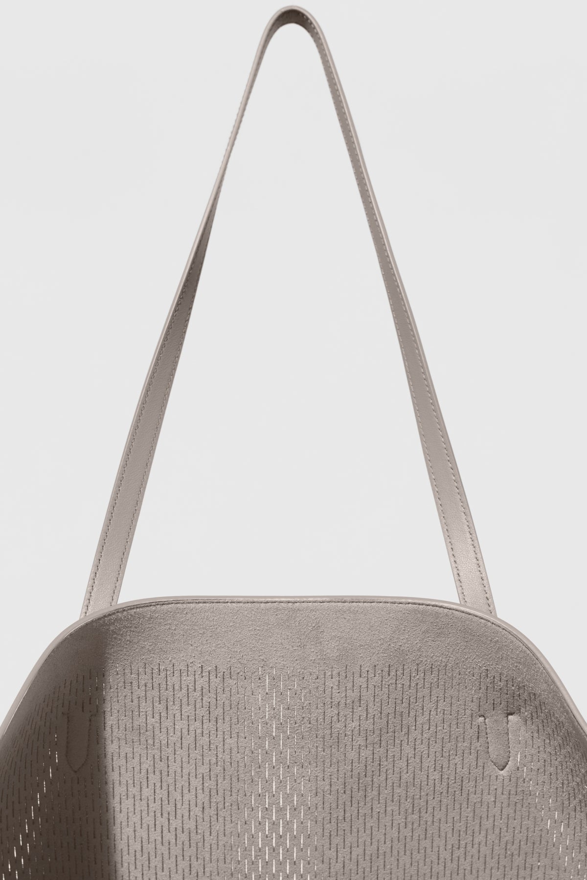 ALO Leather Mesh Tranquility Tote - Warm Gravel Leather Mesh--4