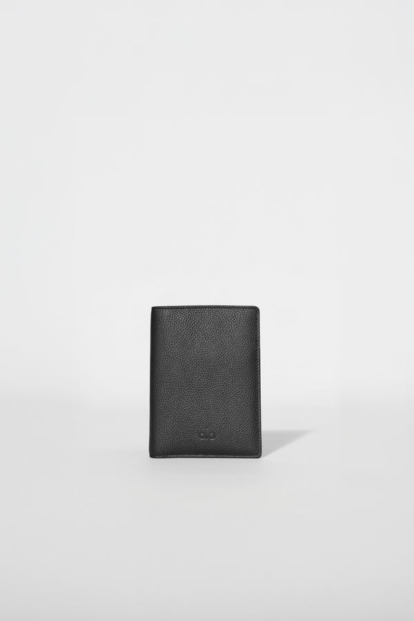 Passport Cover - Black Leather