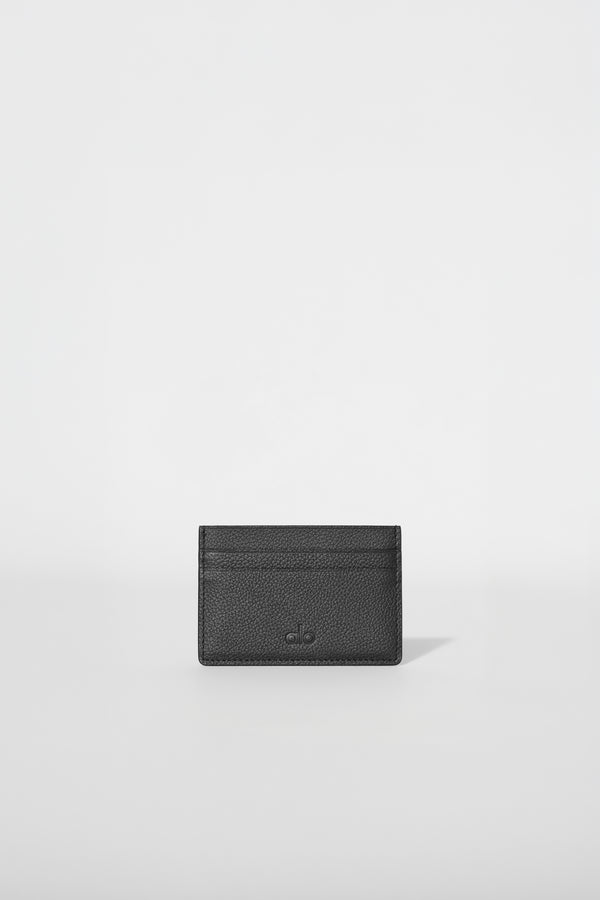 Card Holder - Black Leather