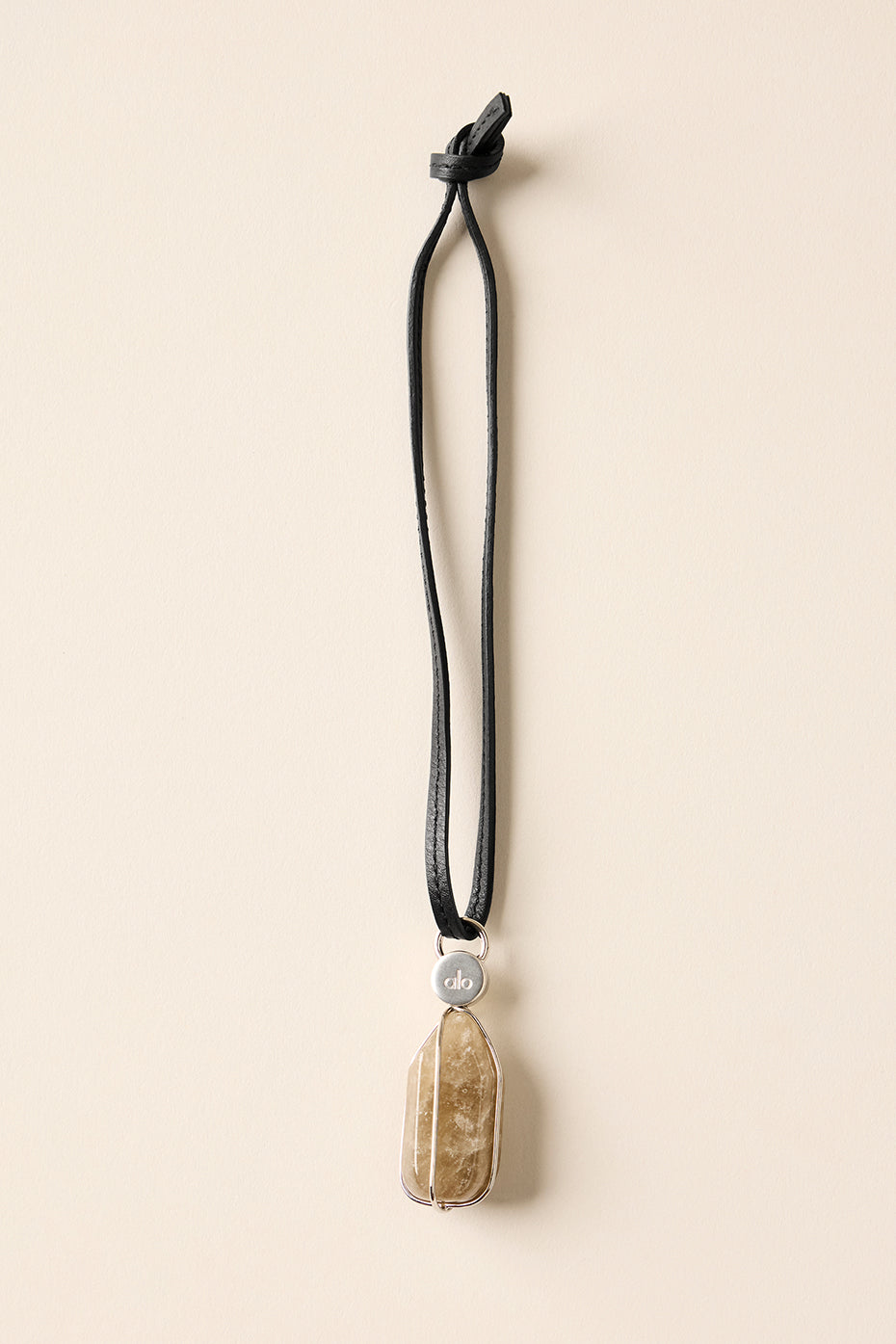 ALO Intention Crystal - Smoky Quartz/Chrome--0