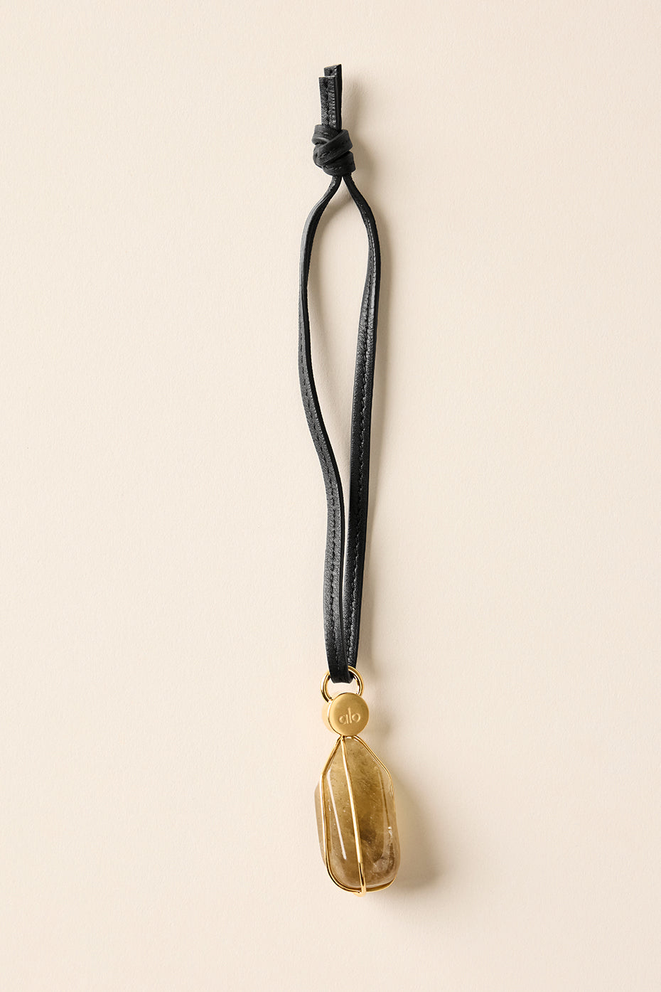 ALO Intention Crystal - Smoky Quartz/Gold--0