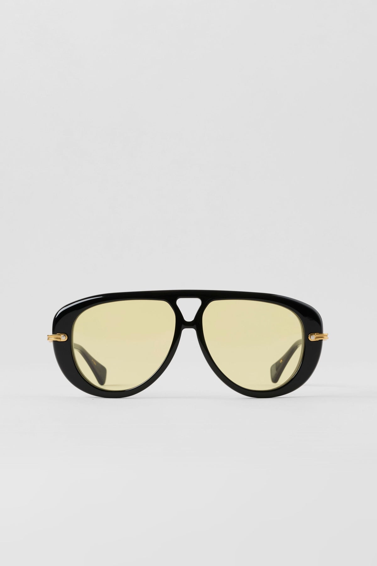 ALO Aviator Sunglasses - Black/Yellow--3