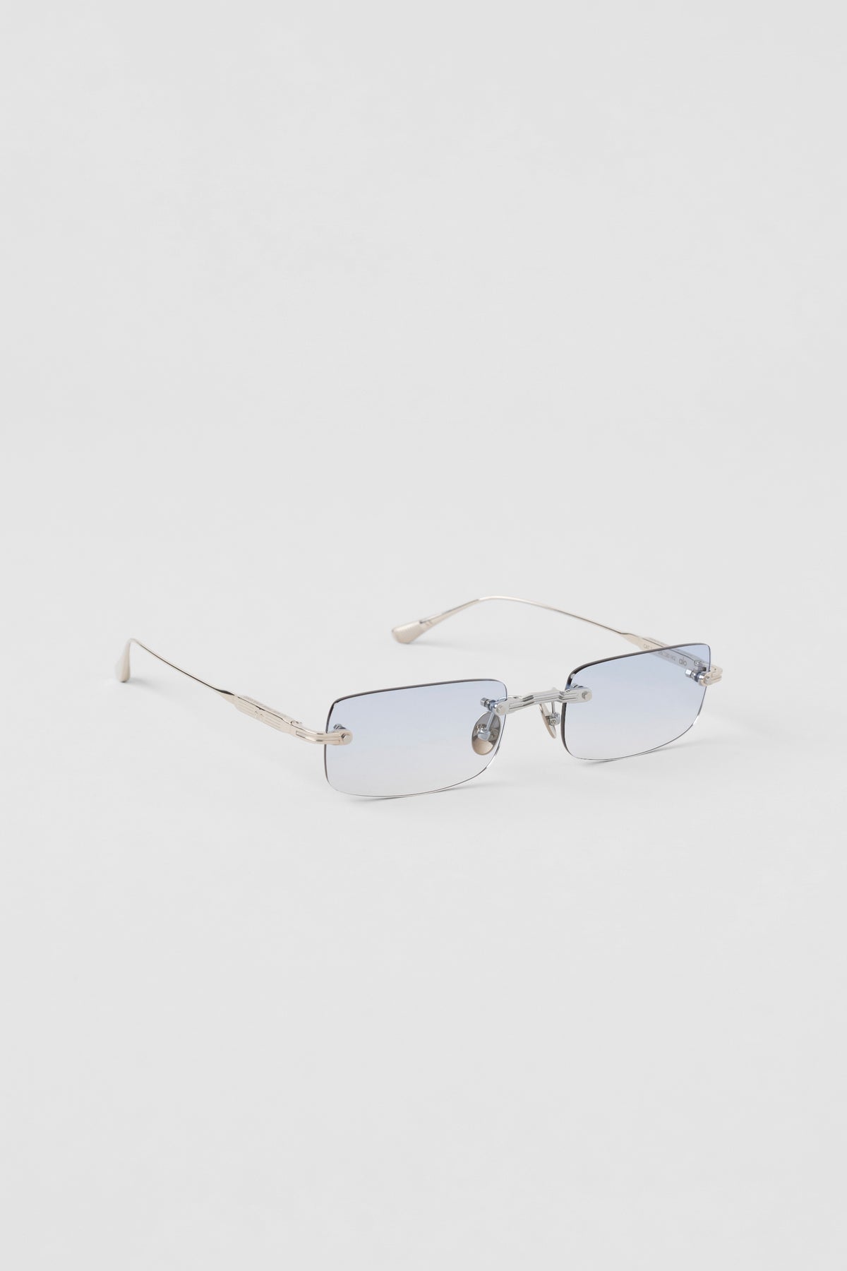 ALO Wire Frame Sunglasses - Chrome/Blue Gradient--0