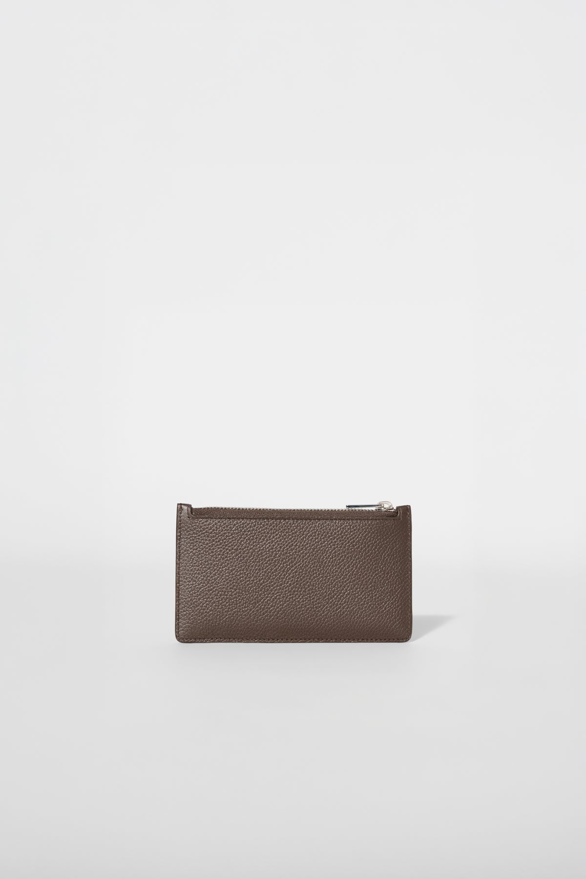 Zip Card Holder - Espresso Leather--1